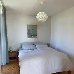 Apartment Designholzhaus mit Panoramablick in der Märkischen Schweiz *