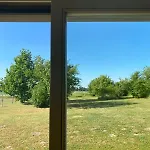 Designholzhaus mit Panoramablick in der Märkischen Schweiz *