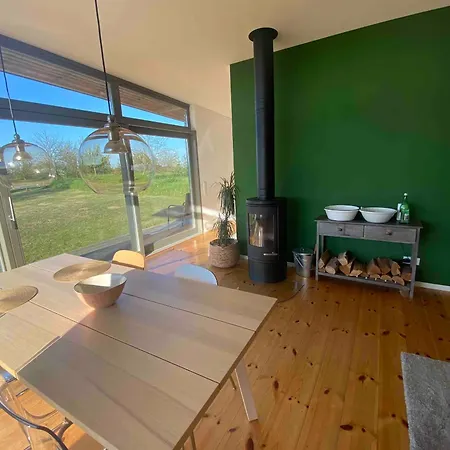 Designholzhaus Mit Panoramablick In Der Maerkischen Schweiz 公寓