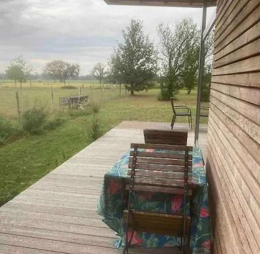 Designholzhaus Mit Feldblick In Der Maerkischen Schweiz * Ihlow (Markisch-Oderland)